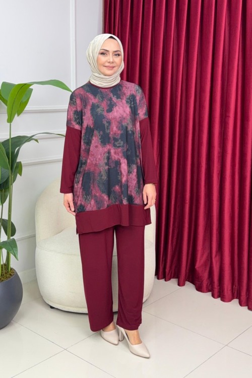 VİNA SANDY TAKIM - BORDO Bordo