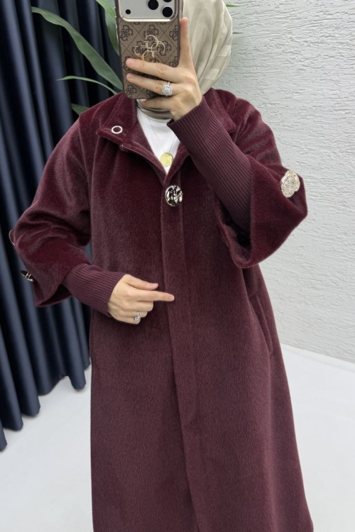 Angora Kaban Tesettür Giyim  Mürdüm