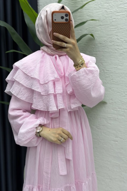 Balım Elbise Tesettür Giyim Pembe