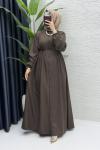 Güliz Elbise Tesettür Giyim  Kahve