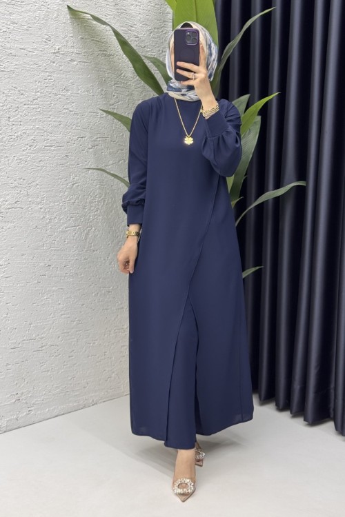 Neslişah Pantolon Takım Lacivert